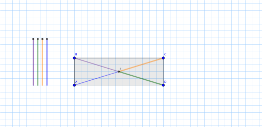 GeoGebra preview for Diagonals Cut - Exterior Edition.