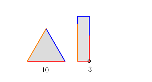 GeoGebra preview for Rect Tri Area Color.