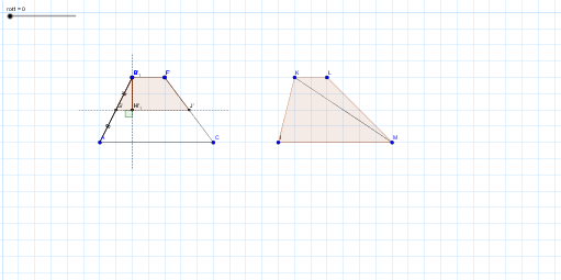 GeoGebra preview for Trapezoid areas.